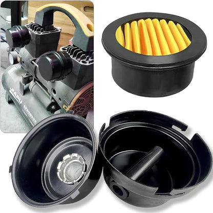 2 Pcs 1/2" Thread Air Compressor Silencer Filter, 20mm Metal Noise Muffler - Image 5
