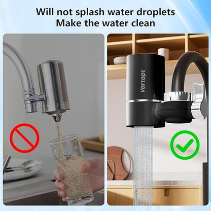Vortopt Faucet Filter, NSF Certified, 400 Gallon High Efficiency Water - Image 4