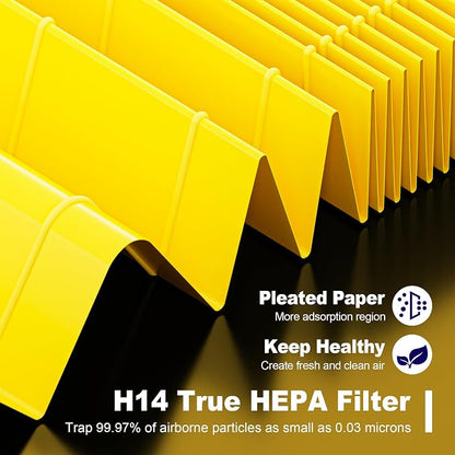 240 True HEPA 14 Pet Allergy Replacement Filter Compatible - Image 4