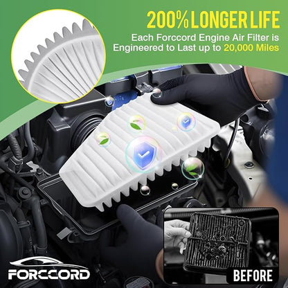Cabin & Engine Air Filter Fit for Toyota Camry 2007-2011, Rav4 2006-2012 - Image 3