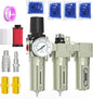 Heavy Duty Industrial Grade 3/4" NPT 3 Stage Air Drying System, Coalescing by MEANLINMEASURE