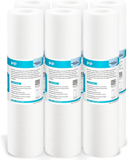 Membrane Solutions 50 Micron Sediment Water Filter Replacement Polypropylene by MembraneSolutions