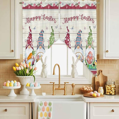 Swag Curtain, Happy Easter Gnomes - Image 3