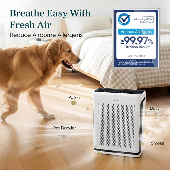 LEVOIT Air Purifier for Home Large Room Up to 1073Ft² - Image 2