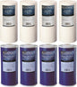 Bluonics Sediment & GAC Carbon Replacement Water Filters 8pcs 4.5" x 10 by BLUONICS