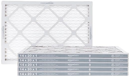 Amazon Basics 14x20x1 Air Filter 6 Pack, MERV 8 AC Furnace Filters by AmazonBasics