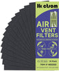 Air Vent Filter 4 x 10 Inch 14-Pack Activated Charcoal, Air Vent Floor Heater by Hoctsom