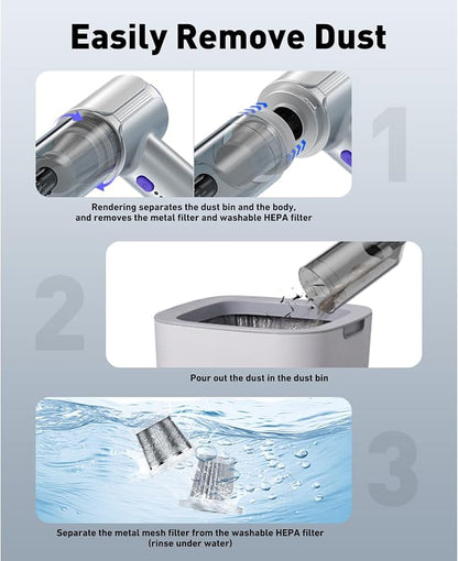 Handheld Car Vacuum Cleaner Cordless - Image 7