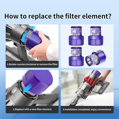 V10 Filter Replacement for Dyson V10 Cyclone Series, V10 Absolute, V10 Animal - Image 7