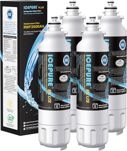 ICEPURE PLUS 46-9490 NSF/ANSI 53 NSF/ANSI 42 Certified Compatible by ICEPURE