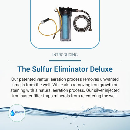 Deluxe Well Water Filter System, Eliminate Rotten Egg & Sulfur Smell, Remove - Image 2