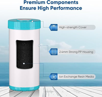 PUREPLUS 5 Micron 4.5"x 10" Whole House Water Filter Combo Kit - Image 3
