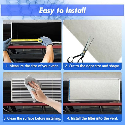 Air Vent Filters Kit, MERV 8 Electrostatic Air Filter, Vent Filters - Image 5