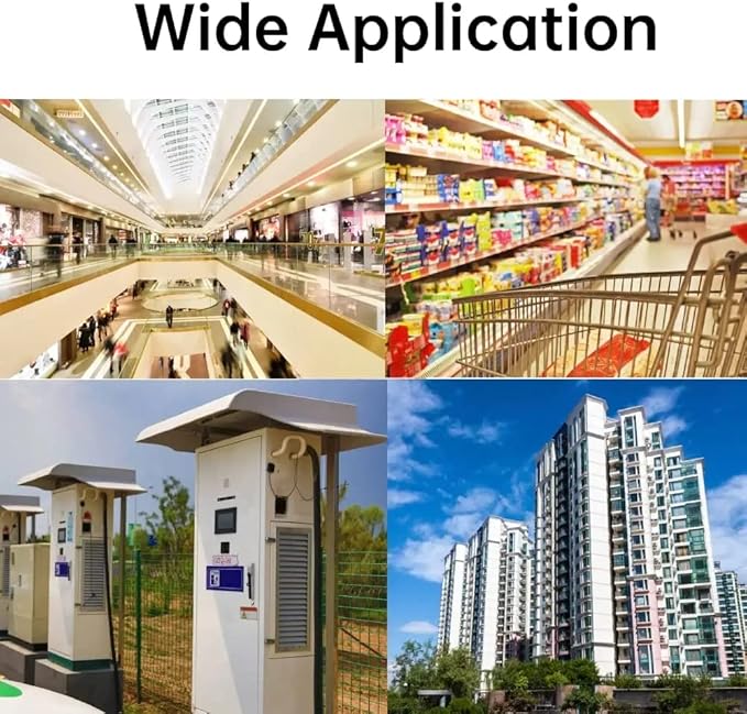 Watris Veiyi DDM75S 10-40A Single Phase KWH Meter, 4P Din Rail Energy Meter, Electric Meter, Electronic Din Rail KWh Meter, LED Electricity Power Consumption Wattmeter Energy Meter
