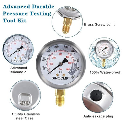 SINOCMP Hydraulic Pressure Test Kit - Image 4