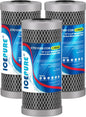 ICEPURE 5 Micron 4.5" x 10" CTO10BB-CQB Whole House Water Filter Upgraded by ICEPURE