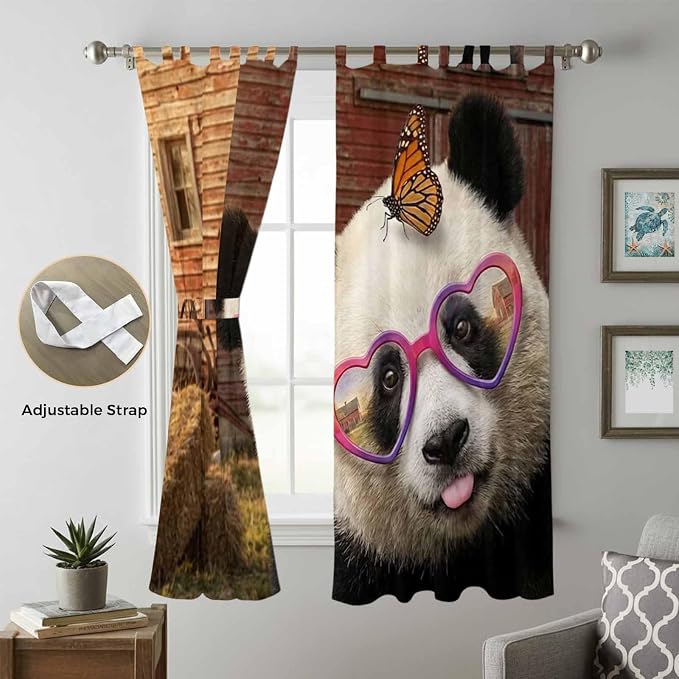 Farm Panda Living Room Curtains 84 Inch Length, Window Curtains Tab Top - Image 5