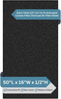 Extra Thick Activated Carbon Filter Sheet by FreshHeadquarters