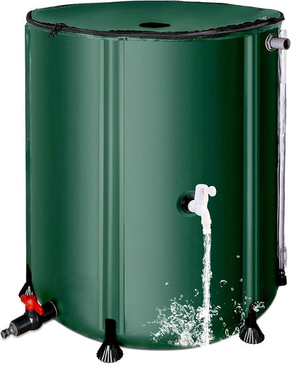 THUNDERBAY 60 Gallon Collapsible Rain Barrel, Portable Rain Barrels to Collect by THUNDERBAY