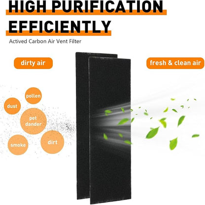 20PCS 4" x 12" Activated Carbon Air Filters - Image 3