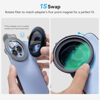 SmallRig 52mm Magnetic Variable ND Filter ND2-ND32 No X Cross HD Optical Glass - Image 3