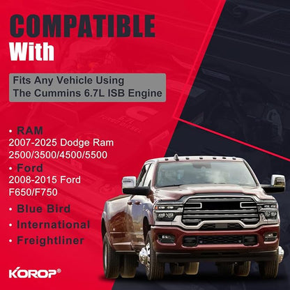 6.7 Cummins Crankcase Ventilation Filter Replaces# CV52001 68002433AB 4936636 - Image 2