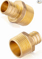 EFIELD Barb Crimp Pex 3/4 Inch x 3/4 Inch NPT Male Adapter Brass Fitting by EFIELDPEXTUBING