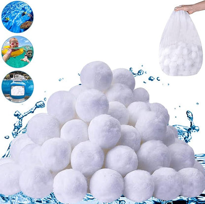 4.6 lbs Pool Filter Balls for Sand Filter, Eco-Friendly Reusable Pool Fiber by Sethvill