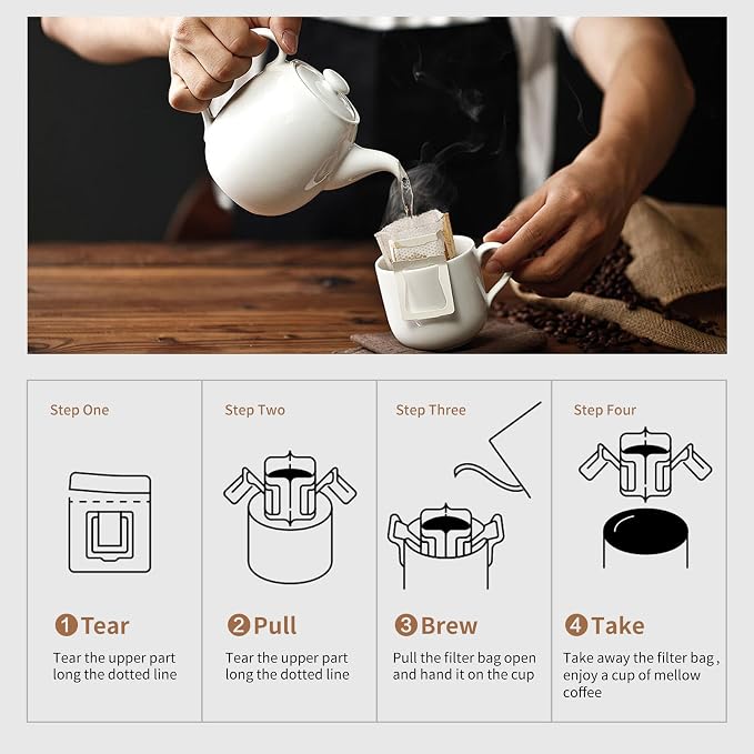 Hanging Ear Drip Coffee Bag Holder - Image 8