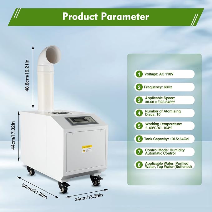 Ultrasonic Industrial Agricultural Humidifer Commercial Humidifier - Image 6