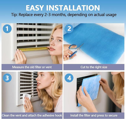 12" x 100" Air Vent Filters, - Image 4