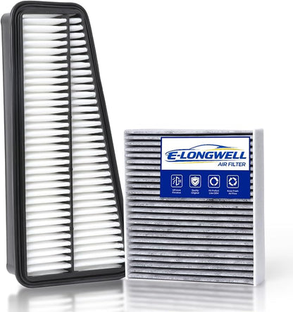 Cabin & Engine Air Filter Kit for 2005-2015 Tacoma 4.0L by E-LONGWELL