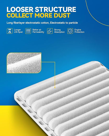 PHILTOP Engine Air Filter CA10190 Replacement - Image 2