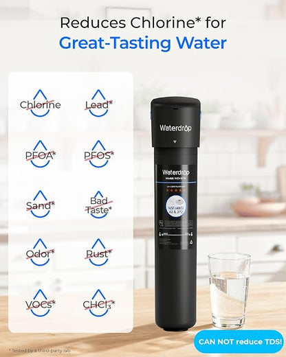 Waterdrop 15UA Under Sink Water Filter System, 2 Years, Bad Taste & Odor - Image 3