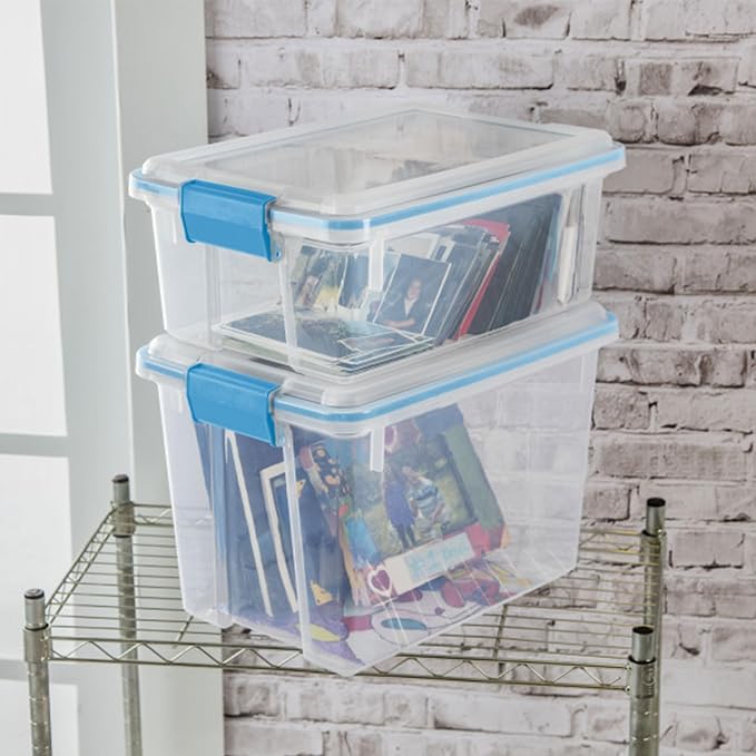Sterilite 24-Pack Gasket Box, Weather-Resistant Storage Bins - Image 5