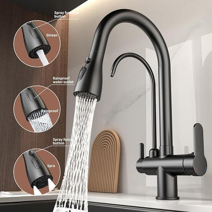 Kitchen Sink Faucet with Pull - Image 2