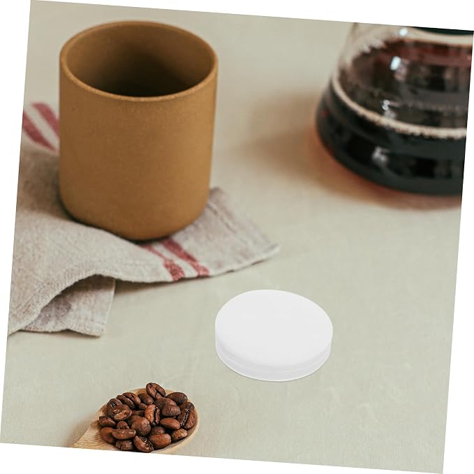 KICHOUSE Efficient Espresso Extraction Paper Coffee Filters Reusable White - Image 4