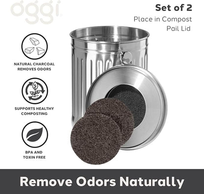 OGGI Set of 2 Charcoal Filters- Replacement Charcoal Filter - Image 2