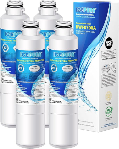 ICEPURE DA2900020B Refrigerator Water Filter Replacement by ICEPURE