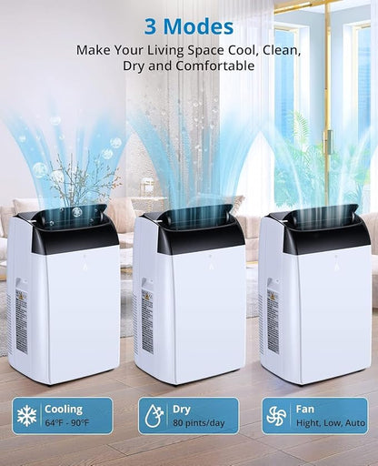 14000 BTU Portable Air Conditioner, Portable AC Unit - Image 2