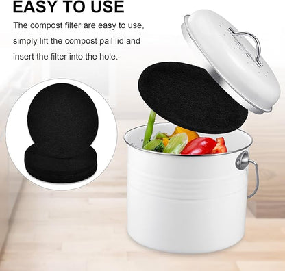 10Pcs 6.5 Inch Charcoal Filters - Image 5