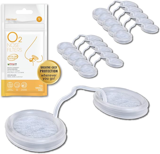 O2 Nose Filters with 3M Filtration by O2NasalDilators