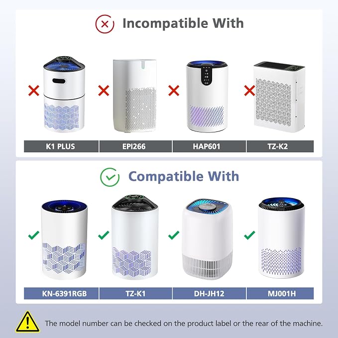2 Pack TZ-K1 Replacement Filter Compatible - Image 2