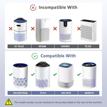 2 Pack TZ-K1 Replacement Filter Compatible - Image 2