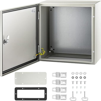 VEVOR NEMA Steel Enclosure, IP66 Waterproof & Dustproof, Outdoor/Indoor by VEVOR