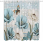 Spring Floral Living Room Curtains 84 Inch Length, Window Curtains Tab Top by Unknown