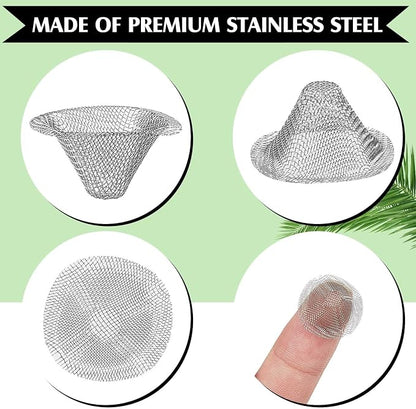 Funrous Stainless Steel Screens 3/4 Inch Conical Design Bowl Screen Filters - Image 4