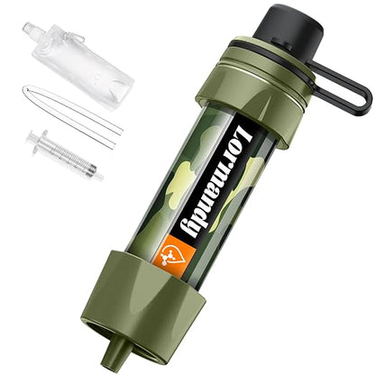 Straw Water Filter by Lormandy