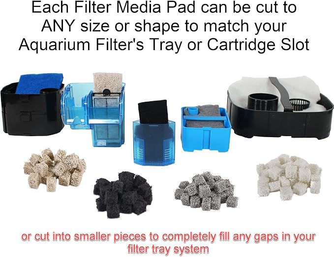 Penn-Plax Ammonia Reducer Aquarium Filter Media Pad – Easy to Cut into Any Size - Image 3