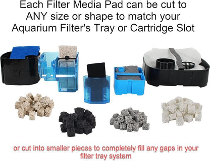 Penn-Plax Ammonia Reducer Aquarium Filter Media Pad – Easy to Cut into Any Size - Image 3
